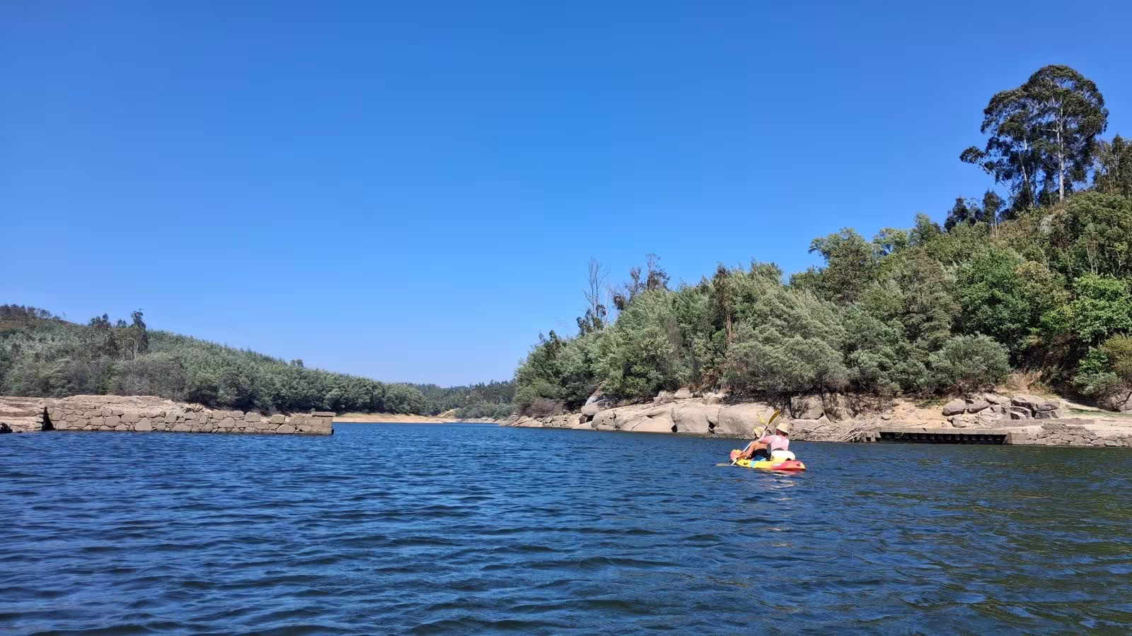 Kayaking on the Rio Mondego